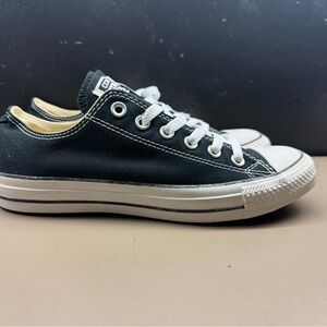 New Unisex Converse All Star Chuck Taylor Ox Black/White Low Top Sneakers M9166C